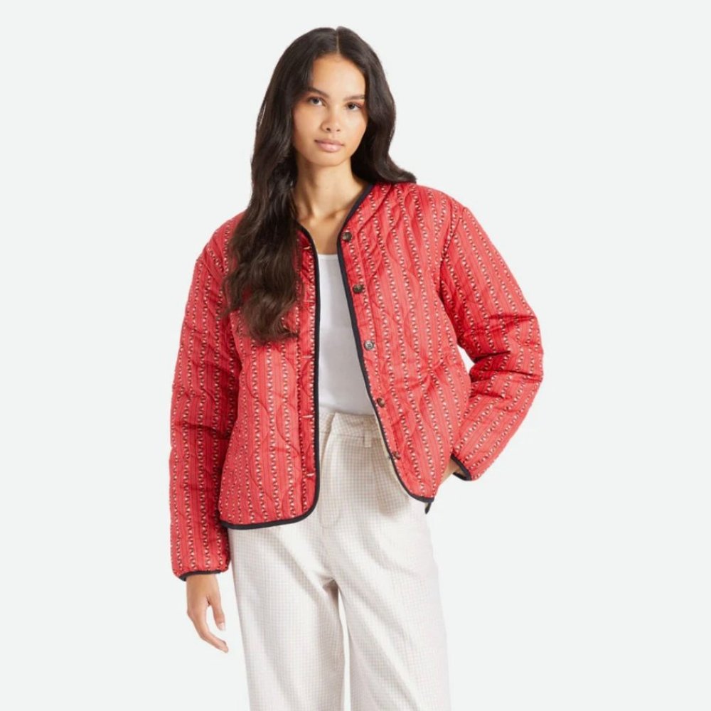 Brixton Reversible Faux Shearling Quilted Jacket